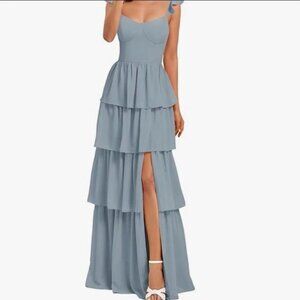 Prom/Formal Maxi Blue Dress